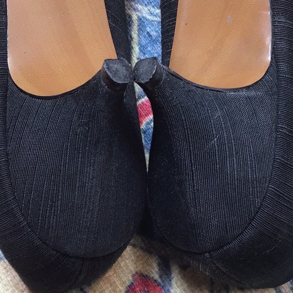 VTG Dolce by Pierre Black Duponie Kitten Heels Sz.9.5 - Picture 10 of 13